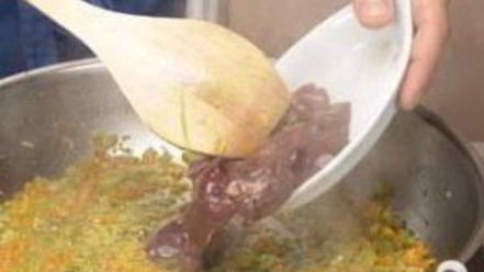 Рецепт кростини с куриной печенью