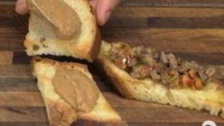 Рецепт кростини с куриной печенью