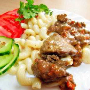 Рецепт Куриной печени и сердечки в майонезном соусе