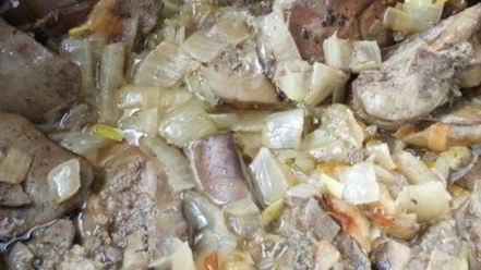 Рецепт куриной печени по-строгановски
