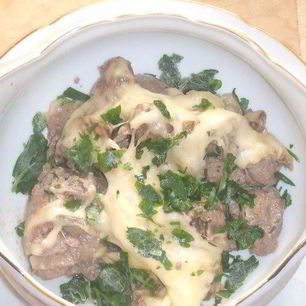 Рецепт Куриной печени под сыром