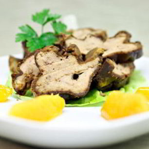 Рецепт Куриной печени с грушами