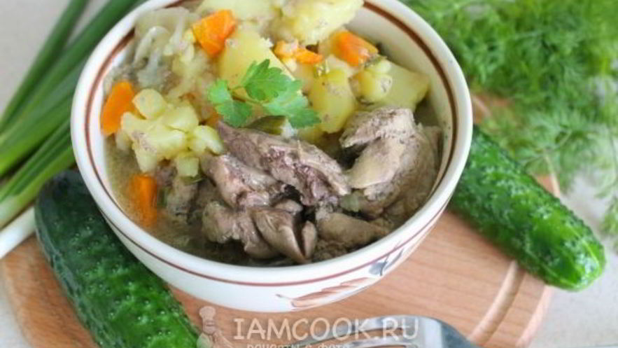 Рецепт куриной печени с картошкой в мультиварке