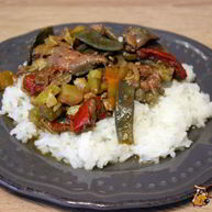 Рецепт Куриной печени с осенними овощами