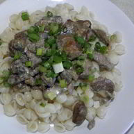 Рецепт Куриной печени со сливками