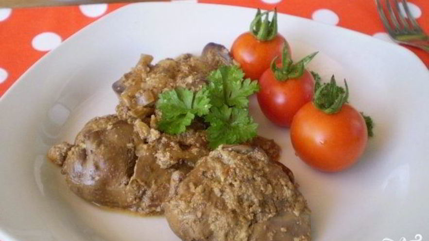 Рецепт куриной печени в сливках в мультиварке