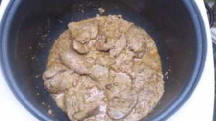 Рецепт куриной печени в сливках в мультиварке