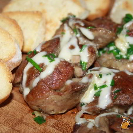 Рецепт Куриной печени в сыре