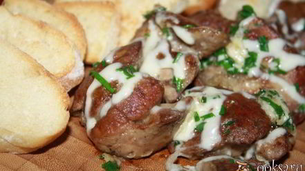 Рецепт куриной печени в сыре