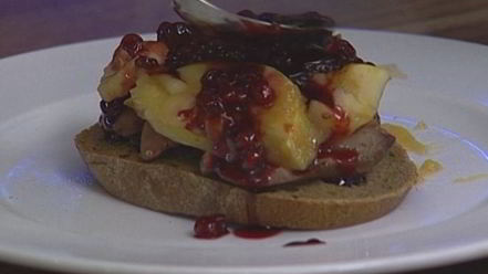 Рецепт куриной печенки с яблоками