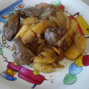 Рецепт Нежной куриной печеночки