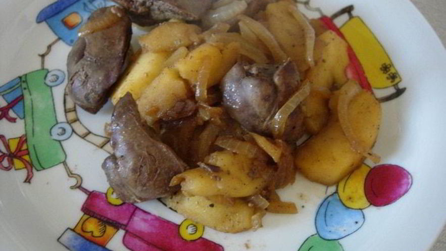 Рецепт нежной куриной печеночки
