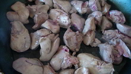 Рецепт нежной куриной печеночки