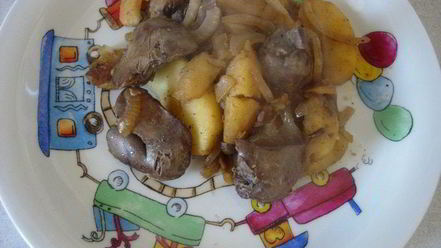 Рецепт нежной куриной печеночки