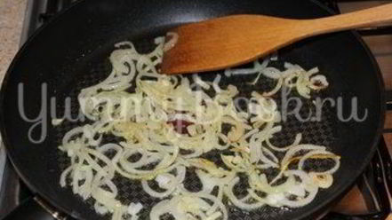 Рецепт нежной печени в сметане