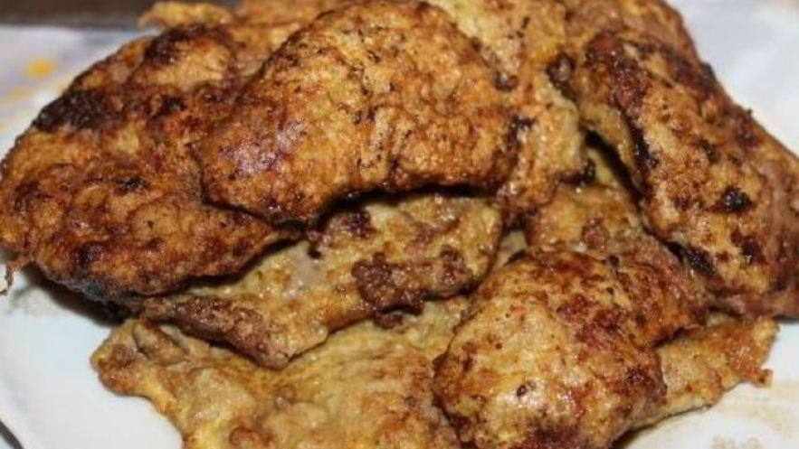 Рецепт отбивных из печени свиной