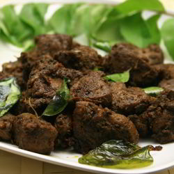 Рецепт Печени говяжья, жаренная кусками