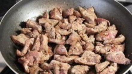 Рецепт печени индейки со сметаной