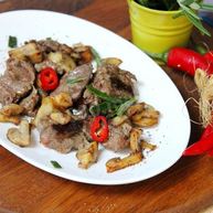 Рецепт Печени кролика жареная