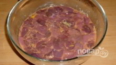 Рецепт печени куриной, жаренной со сметаной