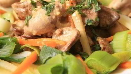 Рецепт Печени по-итальянски