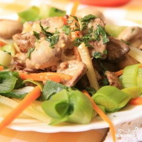 Рецепт Печени по-итальянски