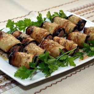 Рецепт Печени с баклажанами