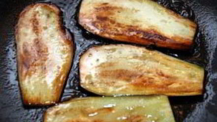 Рецепт печени с баклажанами