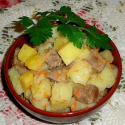 Рецепт Печени с картошкой в мультиварке