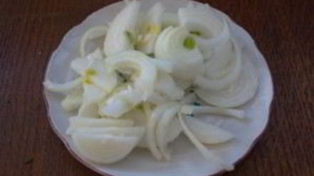 Рецепт печени с луком тушеная