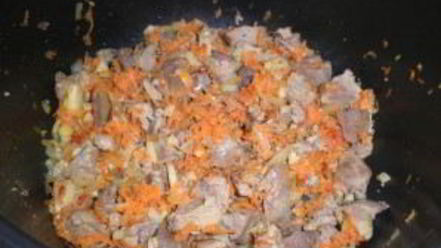 Рецепт печени с овощами в мультиварке