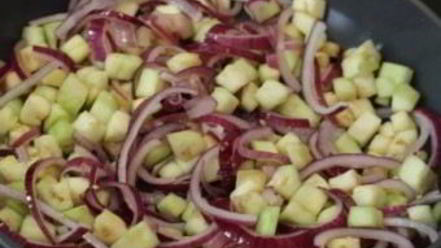 Рецепт печени с овощами