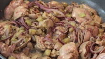 Рецепт печени с овощами