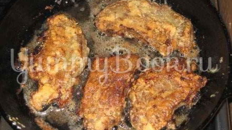 Рецепт печени свинины жареная