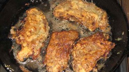 Рецепт печени свинины жареная