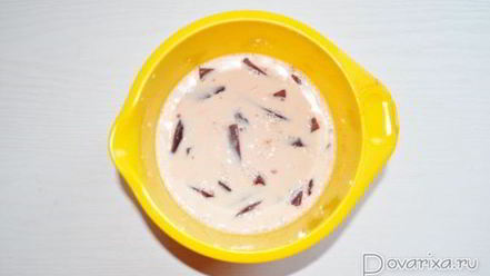 Рецепт печени, тушенной в сливках