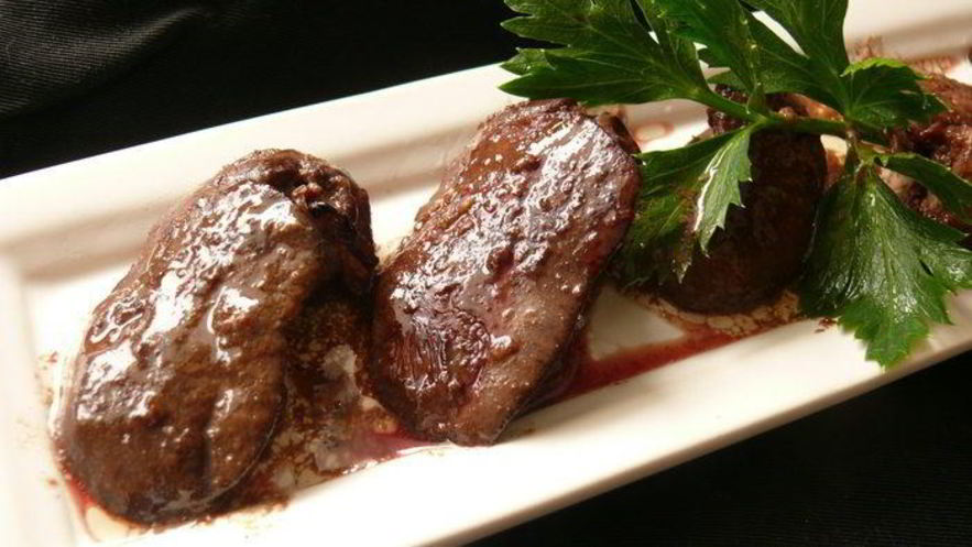 Рецепт печени в медовой глазури