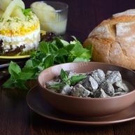 Рецепт Печени в сливочном соусе