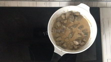 Рецепт печени в сливочном соусе