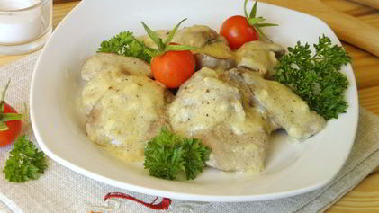 Рецепт Печенки под соусом