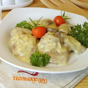 Рецепт Печенки под соусом