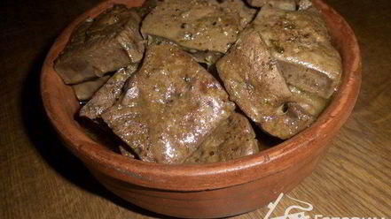 Рецепт сикотаки — печени говяжья с орегано и лимонным соком