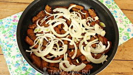 Рецепт свиной печени, тушенной в томатно-соевом соусе