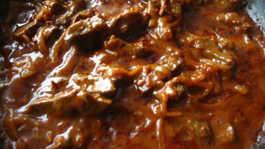 Рецепт телячьей печени в восточном стиле