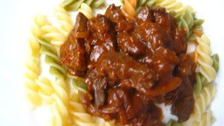 Рецепт телячьей печени в восточном стиле