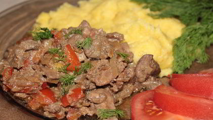 Рецепт Жареной куриной печени