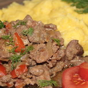 Рецепт Жареной куриной печени