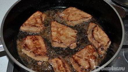 Рецепт жареной печени по-венециански