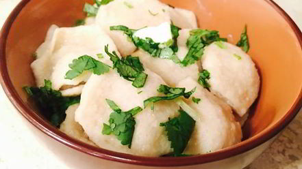 Рецепт диетических пельменей из теста без муки