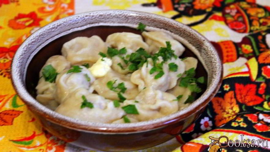 Рецепт домашних пельменей